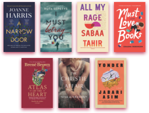 Row 7 of book covers